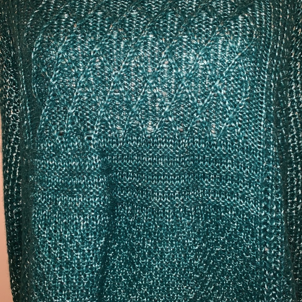 Faded glory teal with silver details